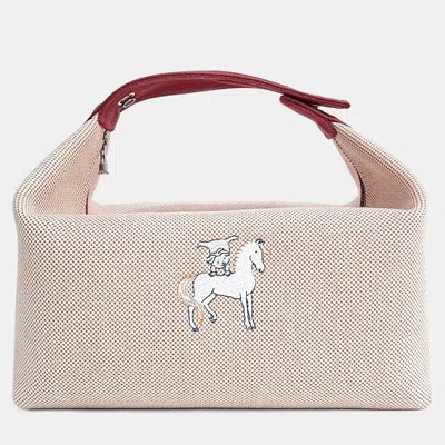 Pre-owned Hermes Multicolor Cotton Cabriolet Bride-a-brac Case Gm