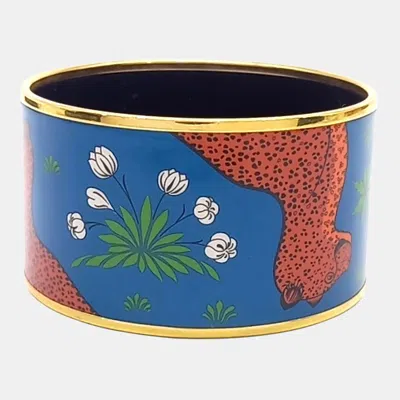 Pre-owned Hermes Hermès Multicolor Gold Tone Bangle