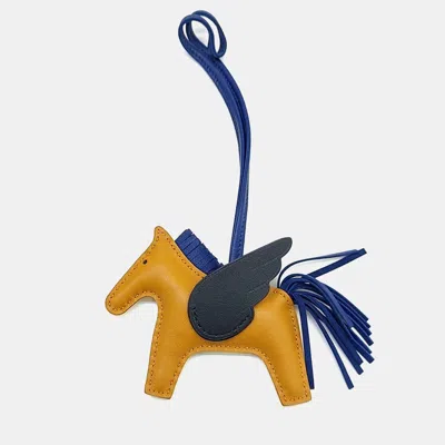 Pre-owned Hermes Multicolor Leather Pegasus Rodeo Small Bag Charm