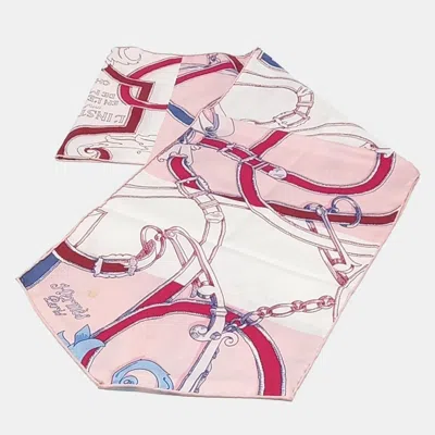 Pre-owned Hermes Hermès Multicolor Maxi Twilly Scarf