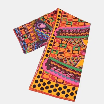 Pre-owned Hermes Multicolor Silk Scarf