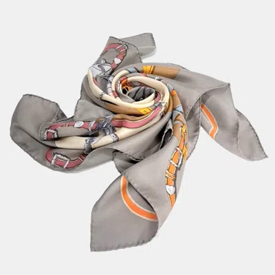 Pre-owned Hermes Multicolor Silk Scarf