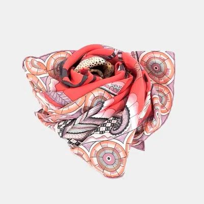 Pre-owned Hermes Multicolor Silk Scarf