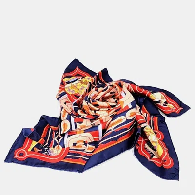 Pre-owned Hermes Multicolor Silk Scarf