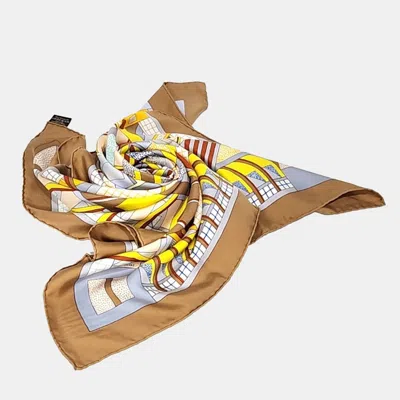 Pre-owned Hermes Multicolor Silk Scarf