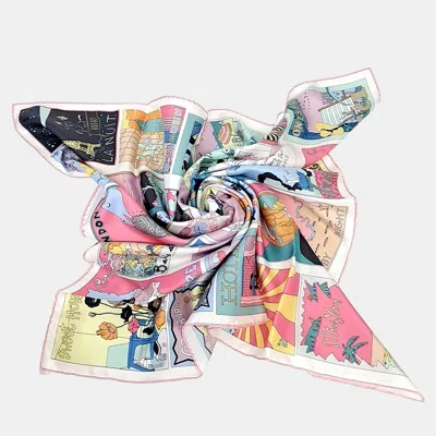 Pre-owned Hermes Hermès Multicolor Silk Scarf