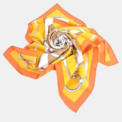 Pre-owned Hermes Multicolor Silk Scarf