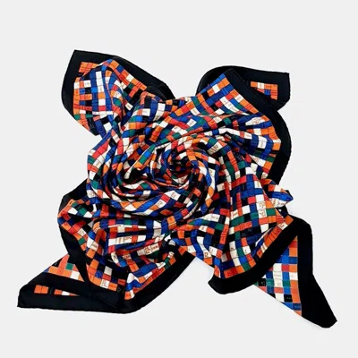 Pre-owned Hermes Multicolor Silk Scarf