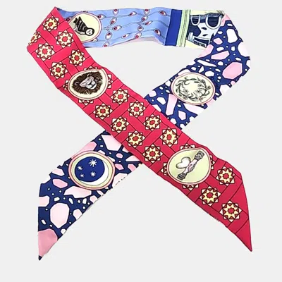 Pre-owned Hermes Multicolor Twilly Scarf