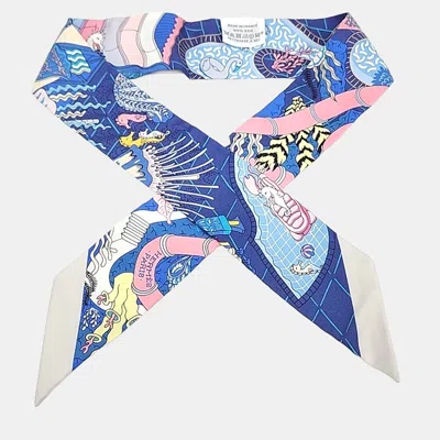 Pre-owned Hermes Hermès Multicolor Twilly Scarf