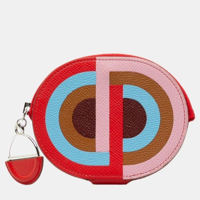 Pre-owned Hermes Multicolour Epsom In The Loop Pouch In Multicolor