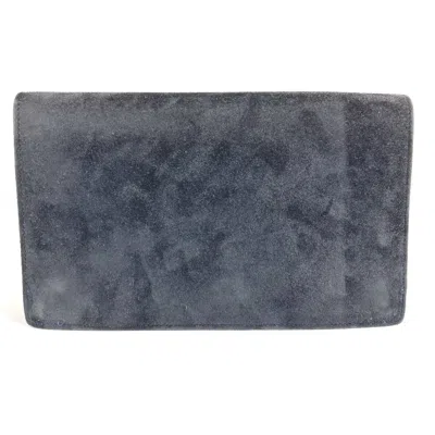 Pre-owned Hermes Navy Clutch Bag Pouch () In Blue