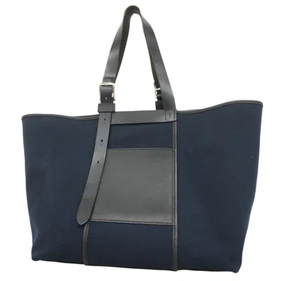 Pre-owned Hermes Navy Tote Bag ()