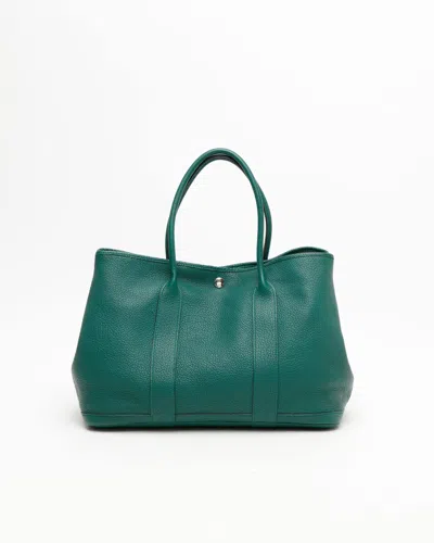 Pre-owned Hermes Hermès Negonda Garden Party 36 Tote Bag In Green