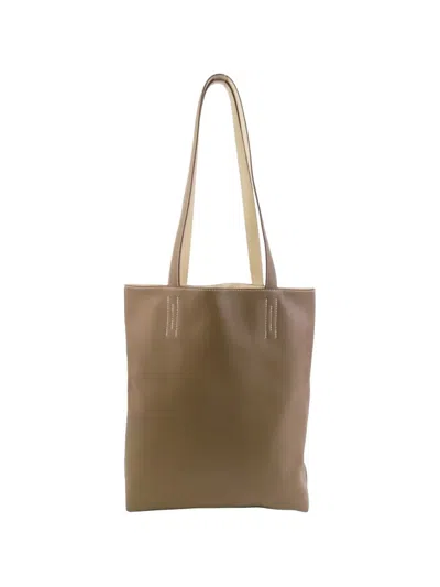 Pre-owned Hermes Neo Double Sens Tote Bag In Brown