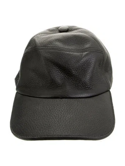 Pre-owned Hermes Neo Jump Etriviere Cap In Black