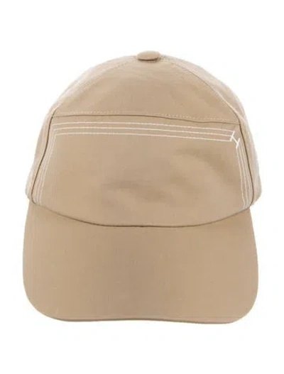 Pre-owned Hermes Neo Jump Stitch Cap In Neutral