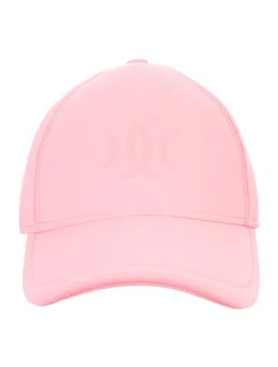 Pre-owned Hermes Neoprene Atlantic Cap In Pink