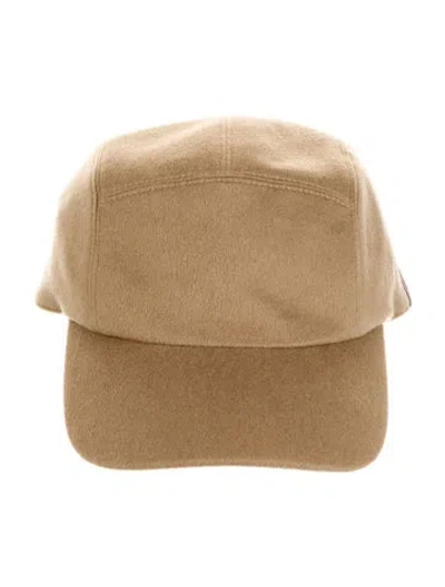 Pre-owned Hermes Nevada H Stripe Baseball Cap In Neutral
