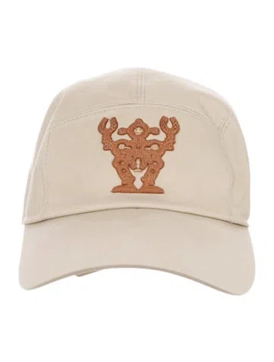 Pre-owned Hermes Nevada Hello Mr Farrier Cap In Neutral