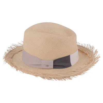 Pre-owned Hermes Hermès New Egee Summer Hat In Sand
