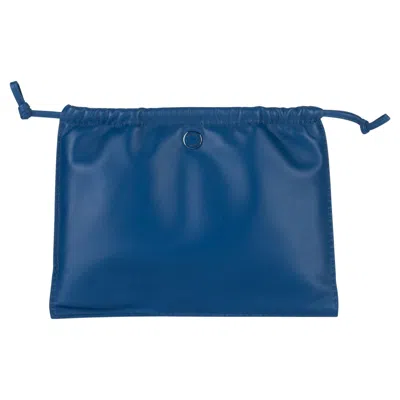 Pre-owned Hermes Hermès New In Box Pilo Pouch In Blue