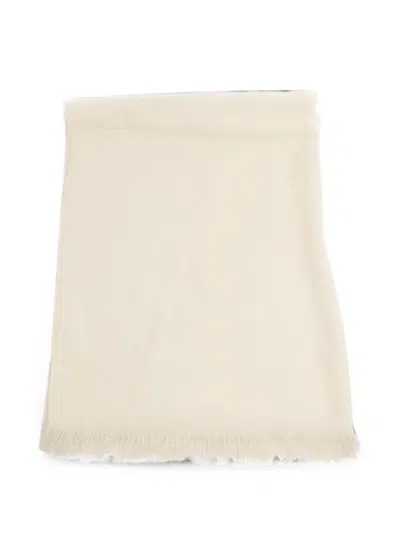 Pre-owned Hermes New Libris Scarf In Neutral