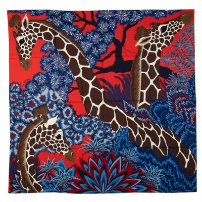 Pre-owned Hermes New Three Graces Cashmere Shawl In Black