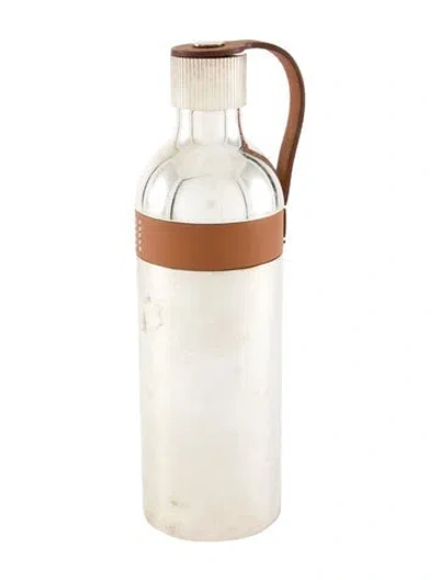 Hermes Odyssee Eau Silver Flask In Transparent