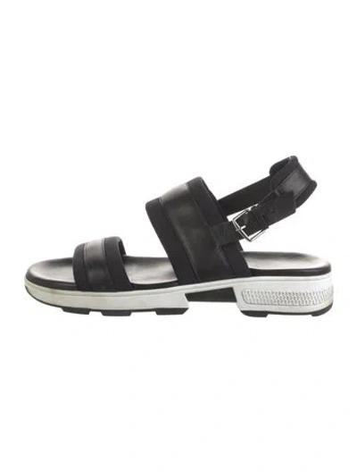 Pre-owned Hermes Odyssee Nylon Sandals In Multi
