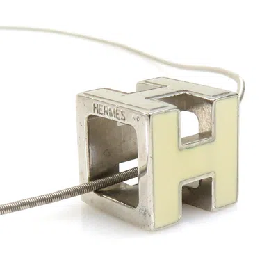 Pre-owned Hermes Off- Enamel Metal Necklace () In Multi