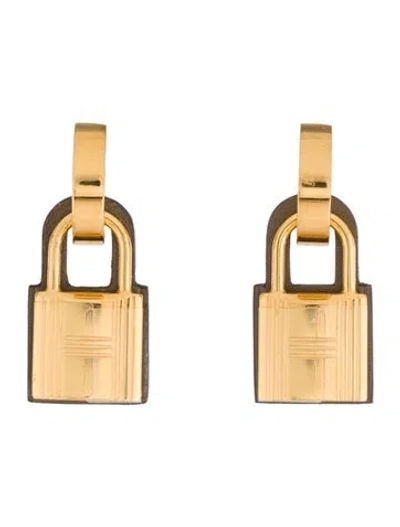 Pre-owned Hermes O'kelly Drop Earrings In Multi