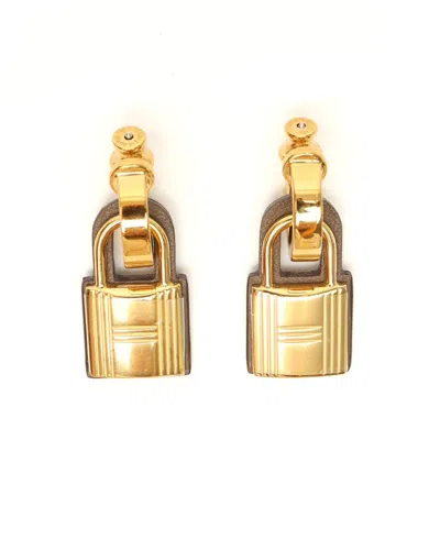 Pre-owned Hermes Hermès O'kelly Earrings In Multi