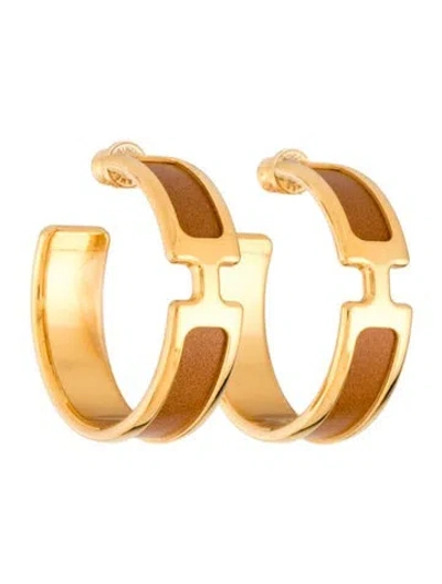 Pre-owned Hermes Olympe Earrings In Multicolor