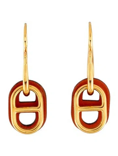 Pre-owned Hermes O'maillon Earrings In Multi