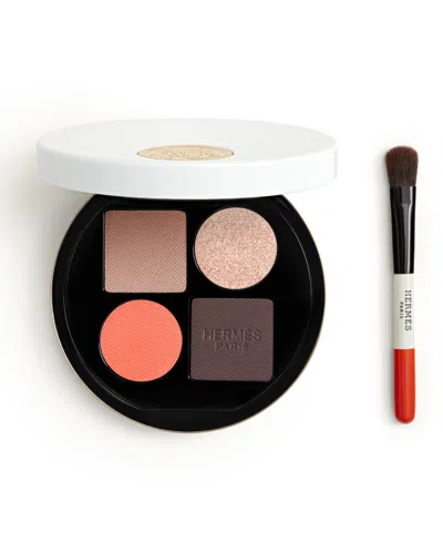 Hermes Ombres D' Powder Quartet For Eyes In 03 Ombres Fauves