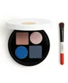 Hermes Ombres D' Powder Quartet For Eyes In 04 Ombres Marines