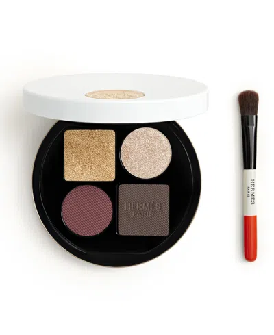 Hermes Ombres D' Powder Quartet For Eyes In 06 Ombres Mordorées