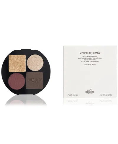 Hermes Ombres D' Powder Quartet For Eyes Refill In 06 Ombres Mordorées