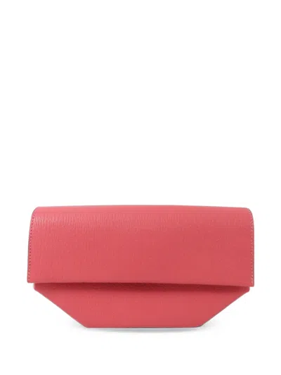 Pre-owned Hermes Opli Clutch Bag In Pink