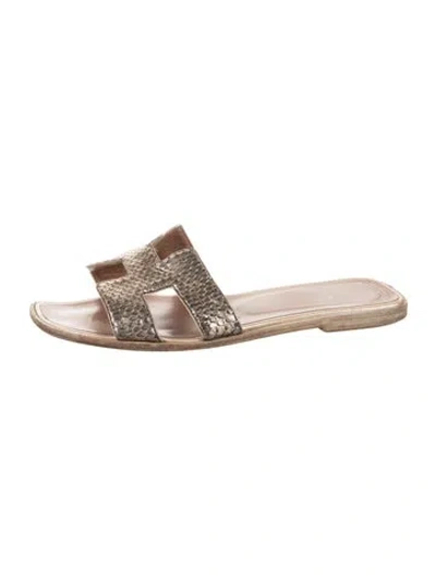 Pre-owned Hermes Oran H Logo Slides