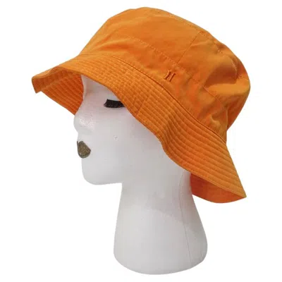 Pre-owned Hermes Orange Bucket Hat