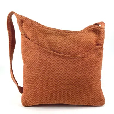 Pre-owned Hermes Orange Canvas Shoulder Bag ()