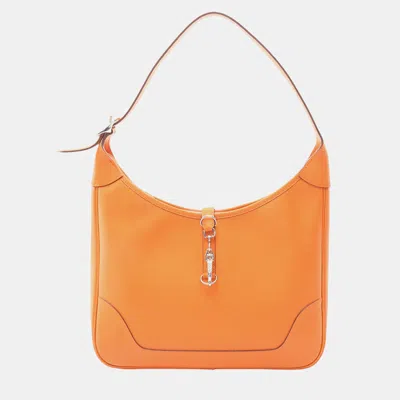 Pre-owned Hermes Orange Epsom Trim 31