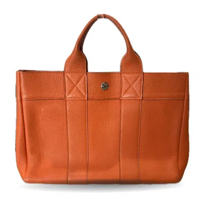 Pre-owned Hermes Orange Tote Bag ()