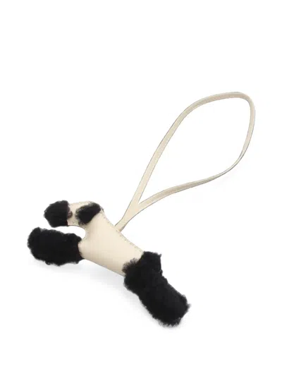 Pre-owned Hermes Paddy Charm Bag Charm In Neutrals