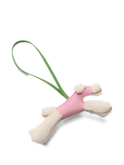 Pre-owned Hermes Paddy Charm Bag Charm In Pink