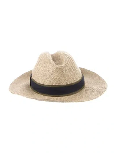 Pre-owned Hermes Paper Panama Hat In Neutral