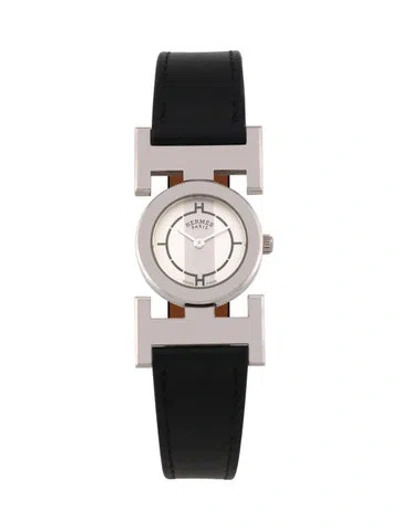 Pre-owned Hermes Paprika Watch In Multi
