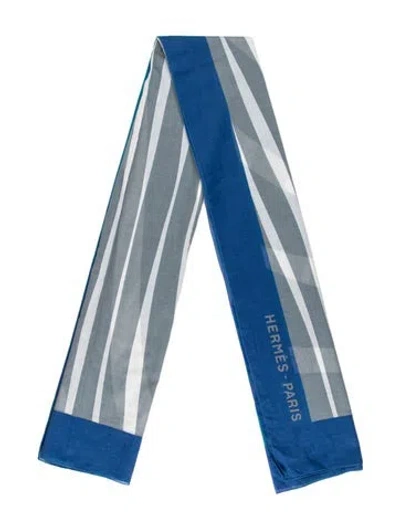 Pre-owned Hermes Pareo In Blue